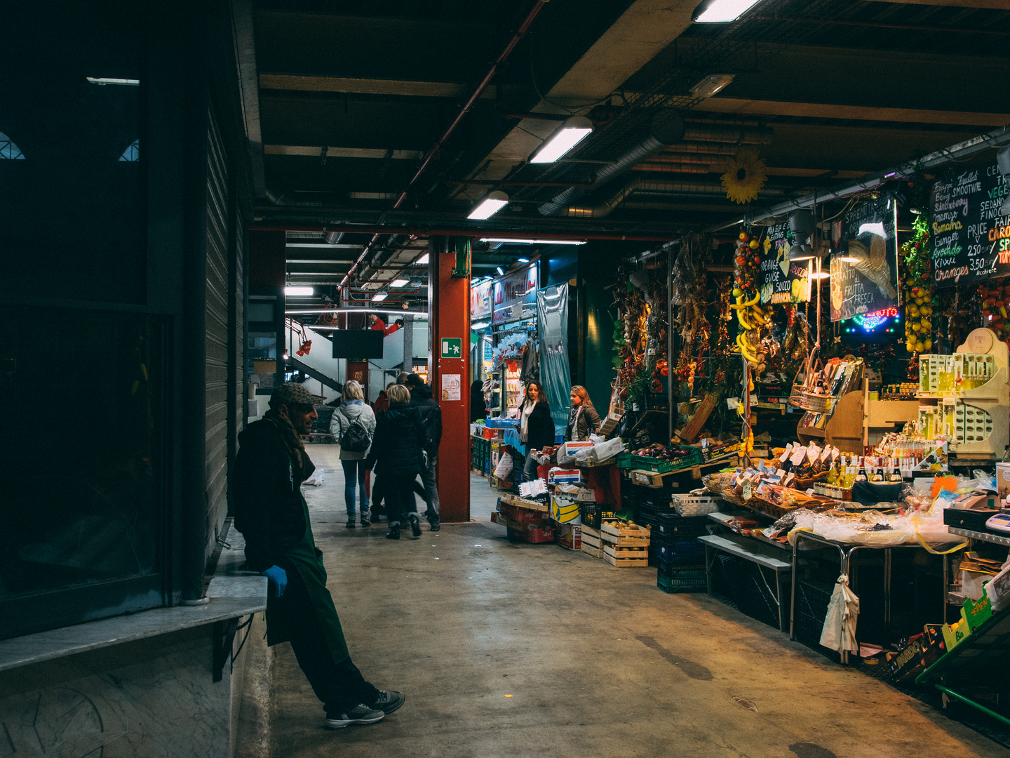 Ein Marktstand in Italien