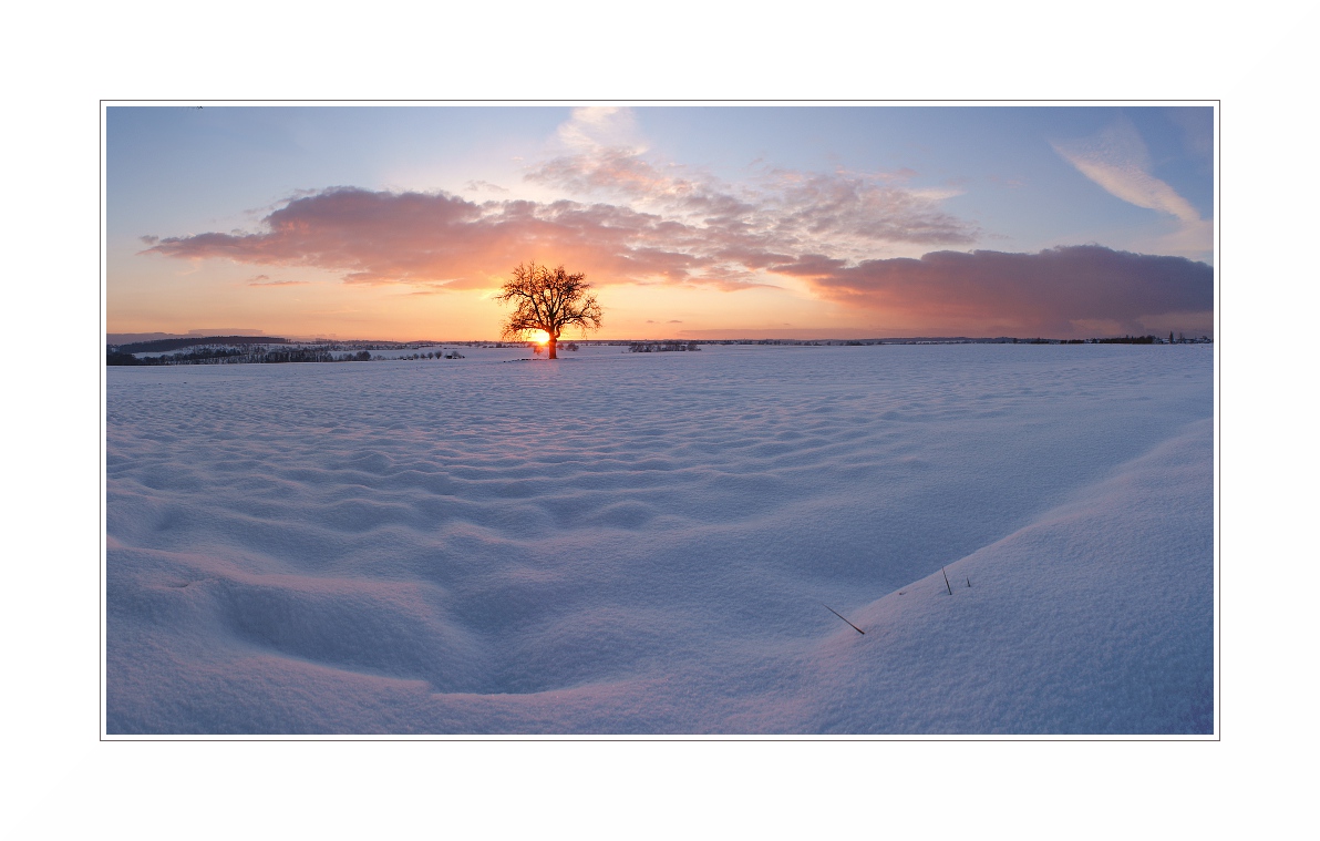 Ein Meer aus Schnee