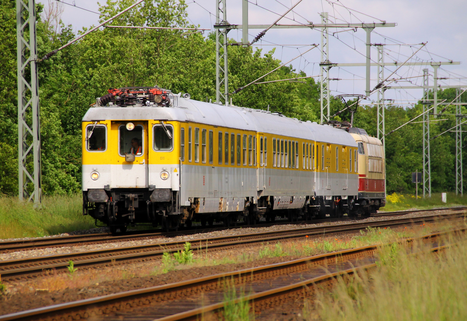 Ein Messzug im Norden...diesmal geschoben