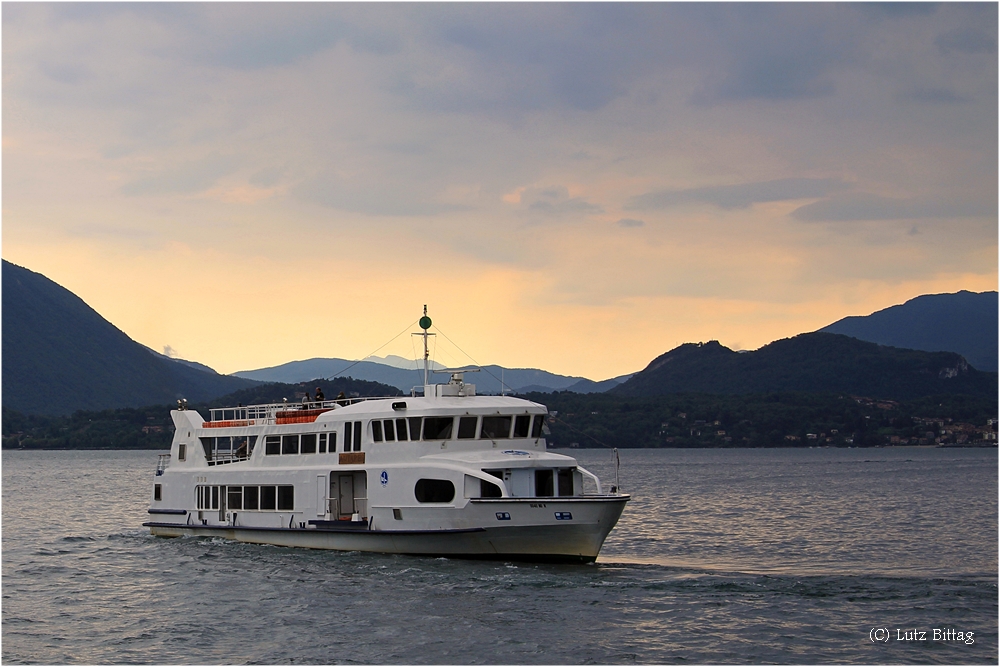 Ein Montagmorgen am Lago Maggiore