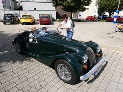 Ein Morgan checkt ein