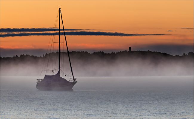 Ein Morgen am Chiemsee