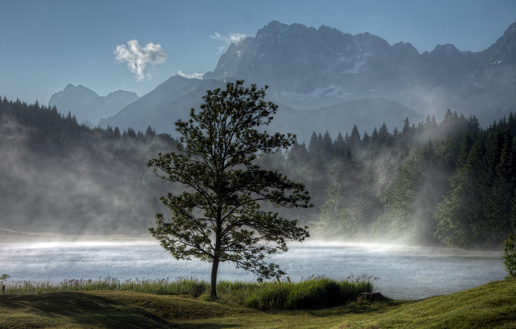 ein Morgen am Geroldsee