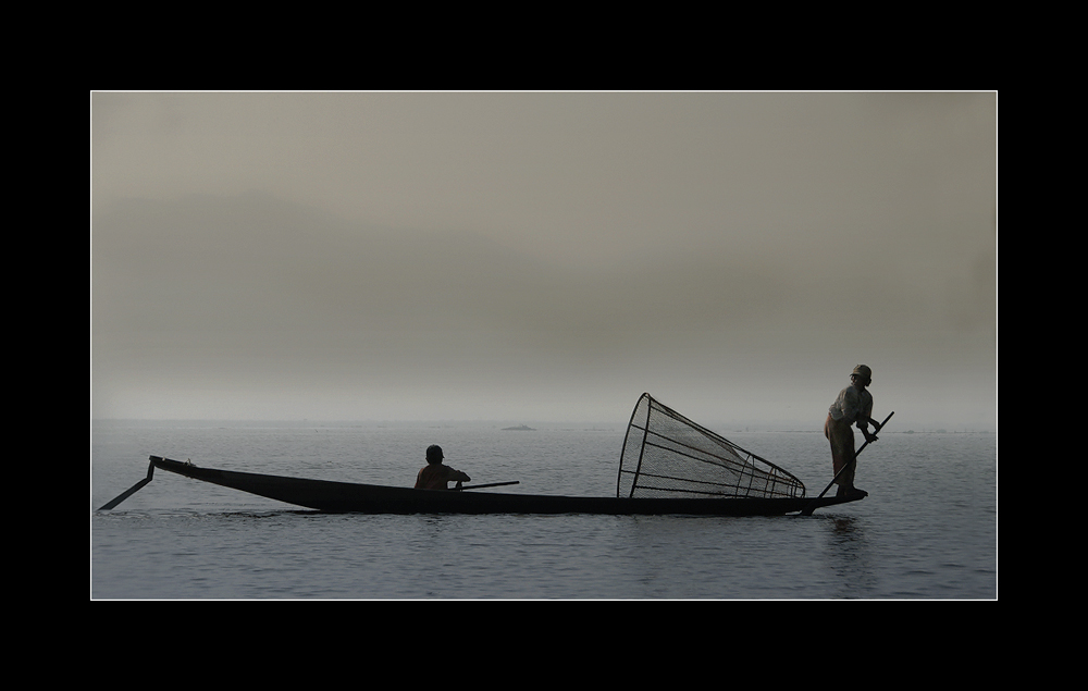 Ein Morgen am Inle See