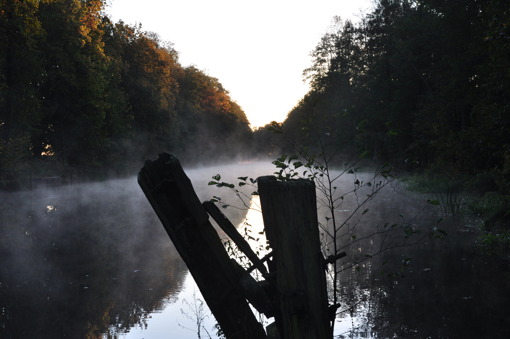 Ein Morgen am Kanal