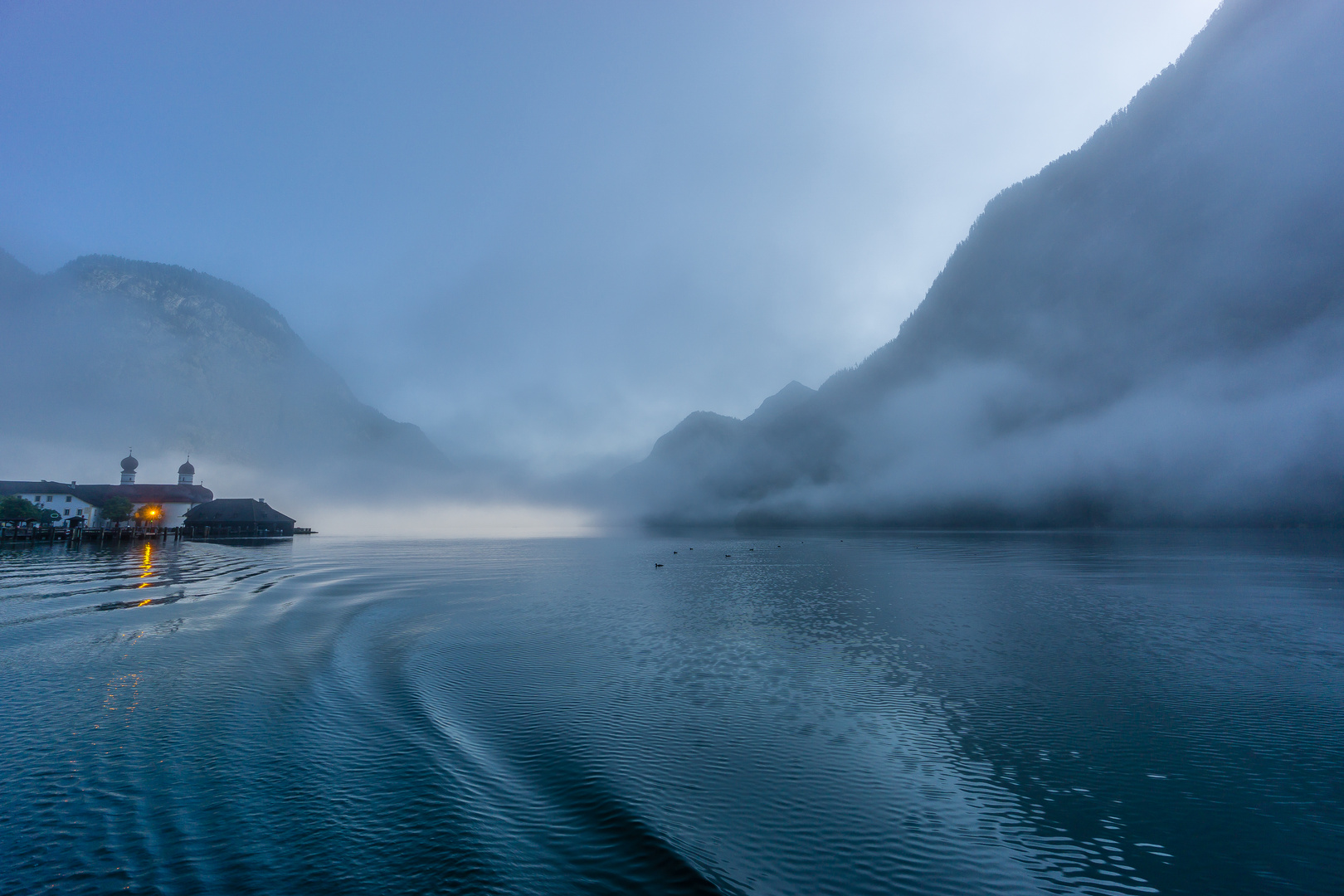 "Ein Morgen am Königssee"