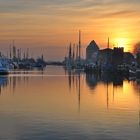 Ein Morgen am Museumshafen in Greifswald