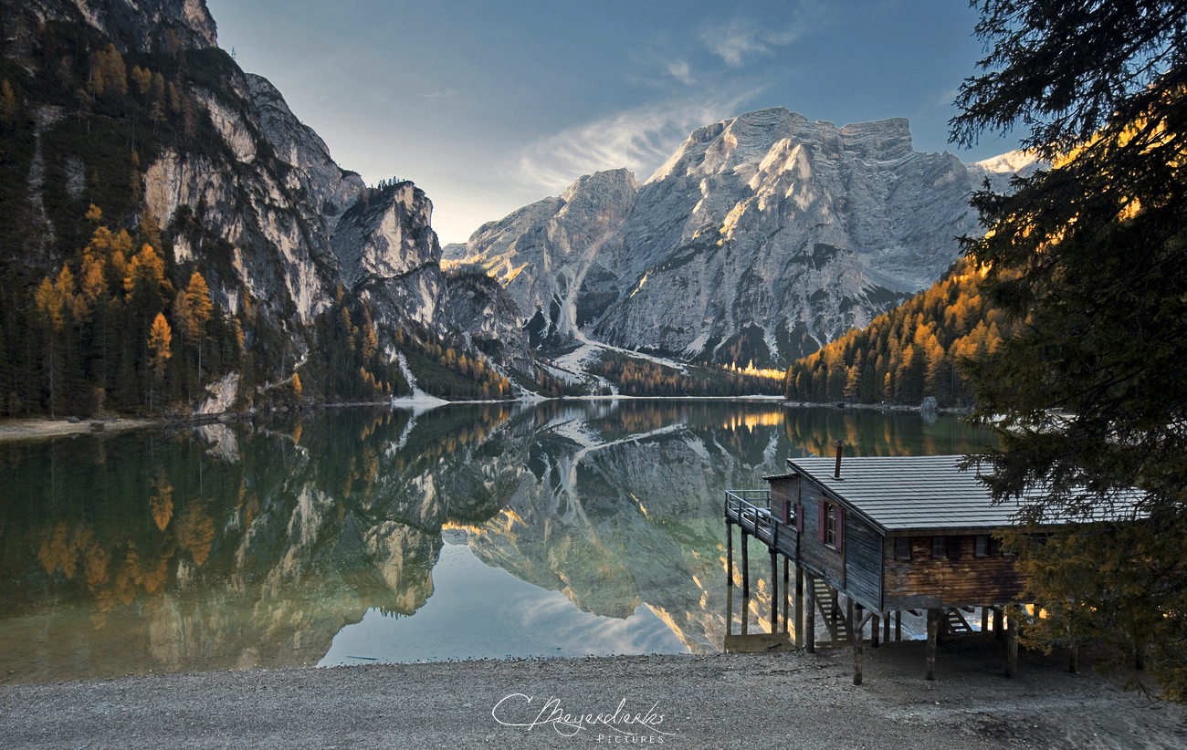 Ein Morgen am Pragser Wildsee