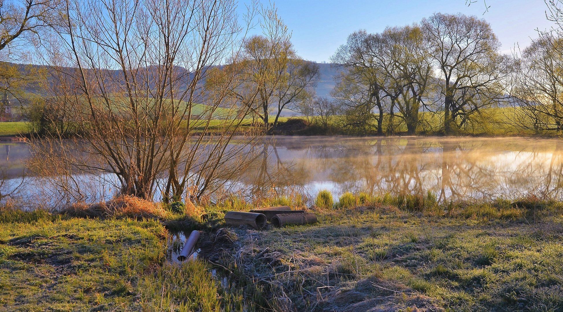 ein Morgen am See