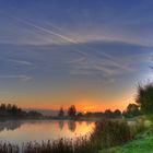 ein Morgen am See auf dem Golfplatz Bondorf