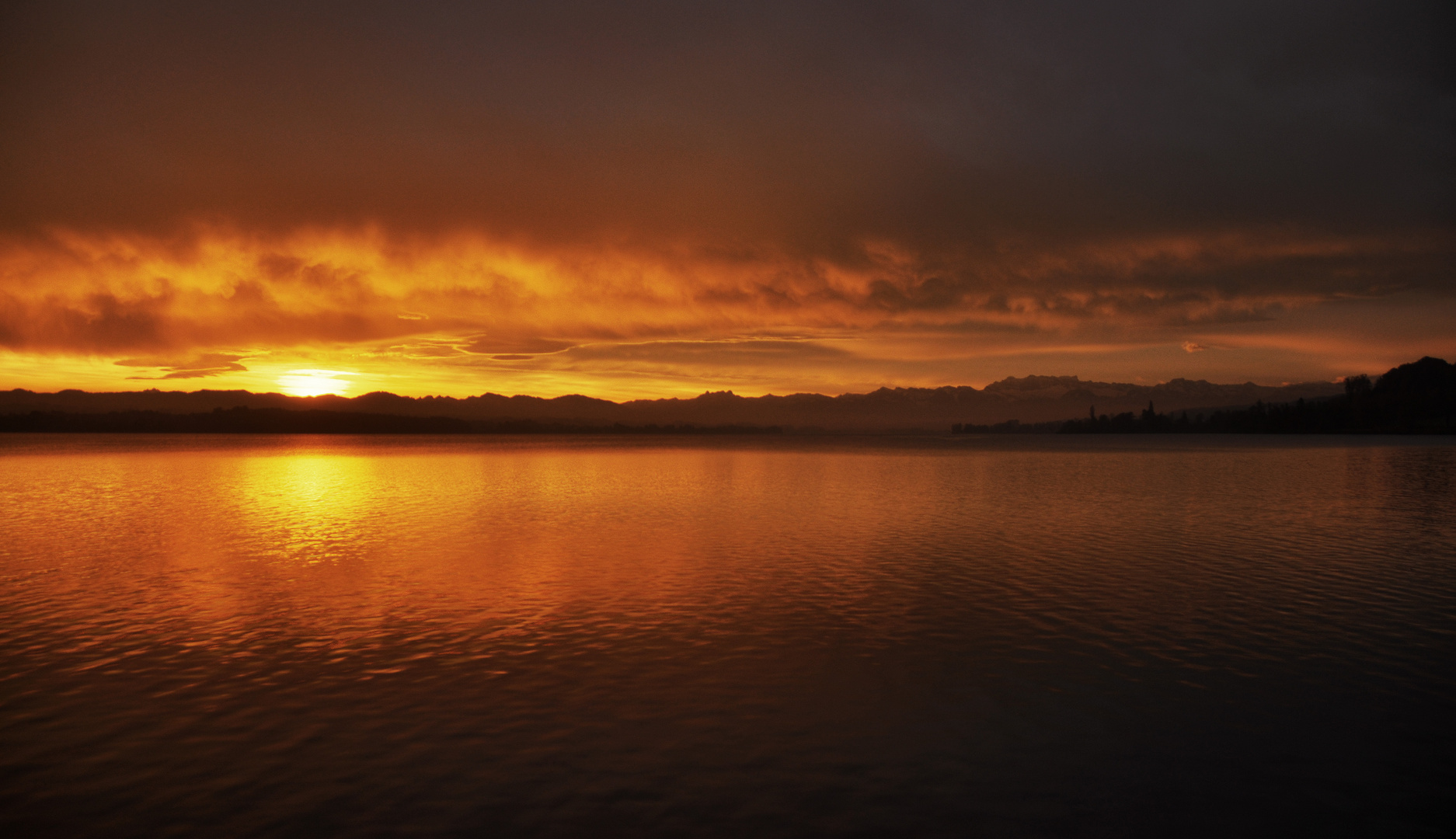 Ein Morgen am See