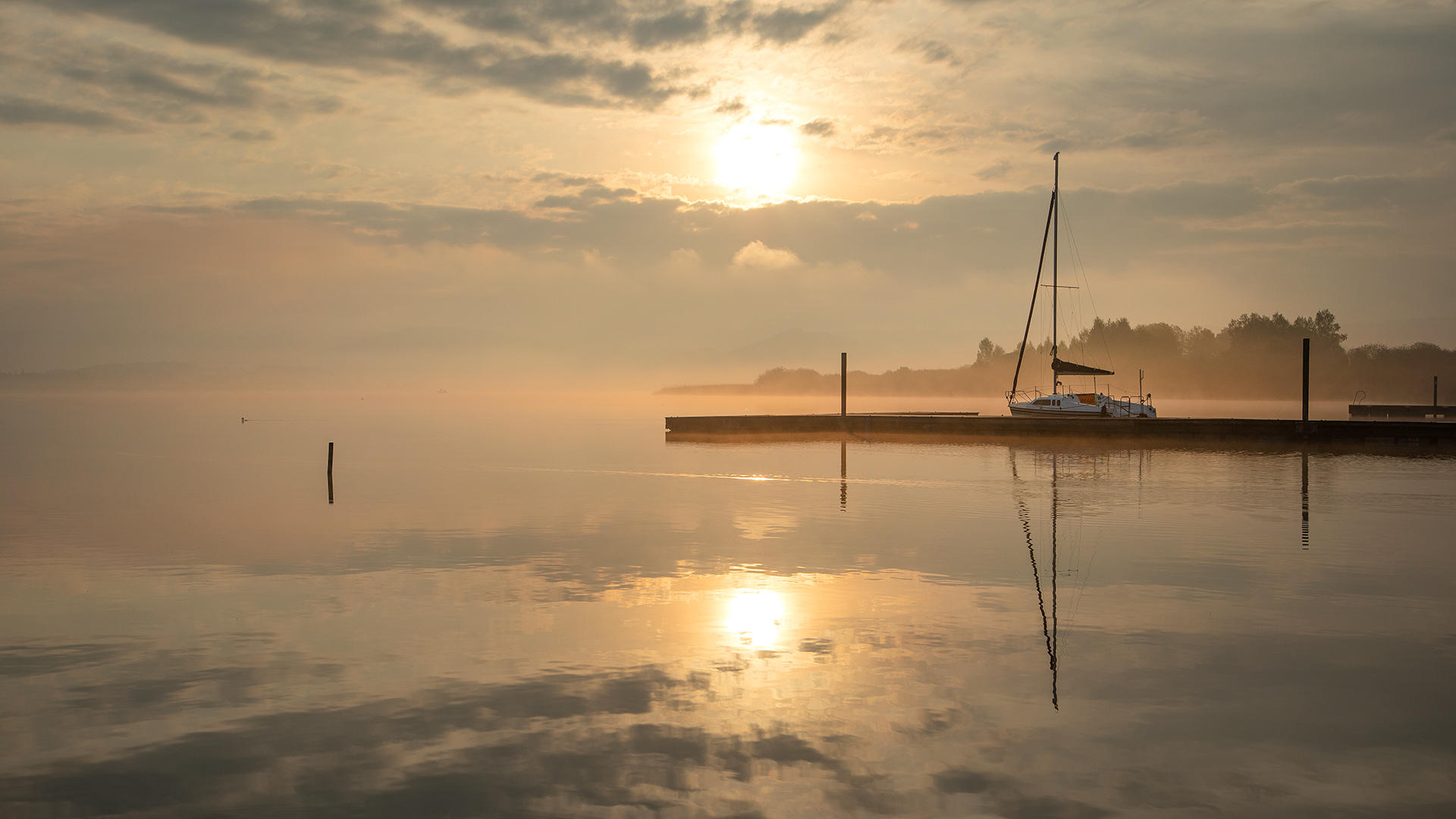 ein Morgen am See ...