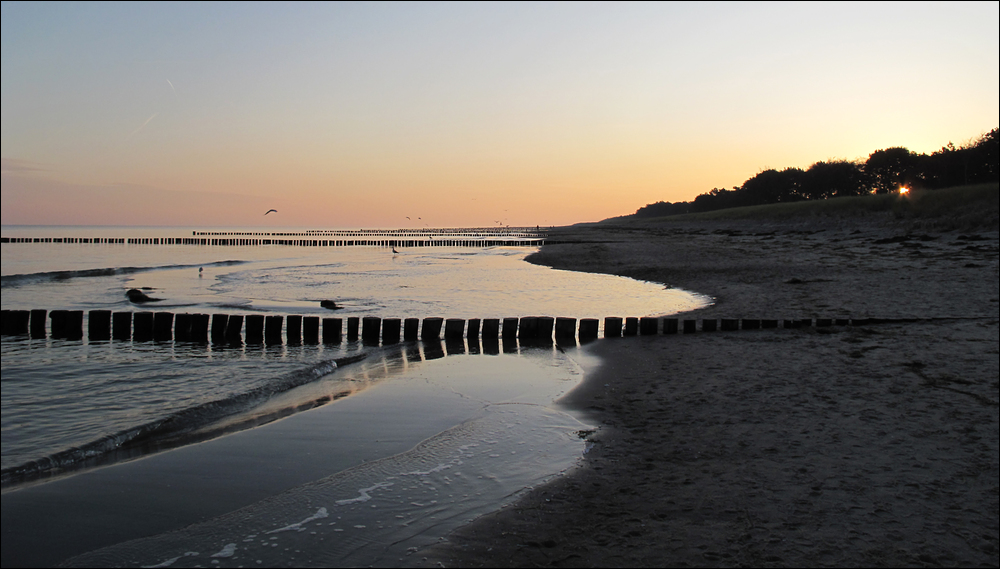 Ein Morgen am Strand