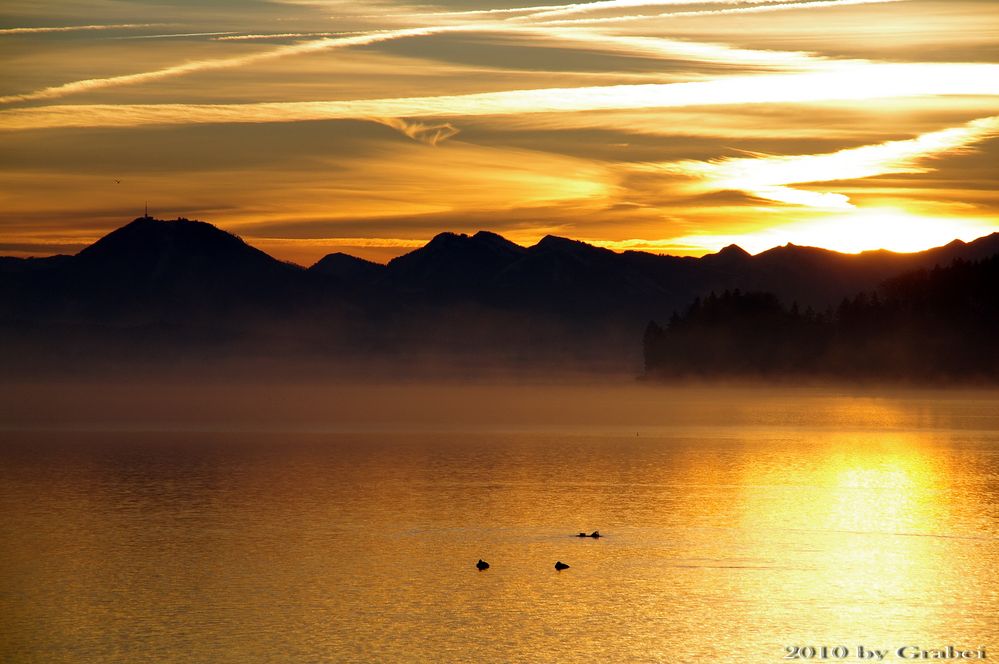 Ein Morgen am Waginger See (bearbeitet)