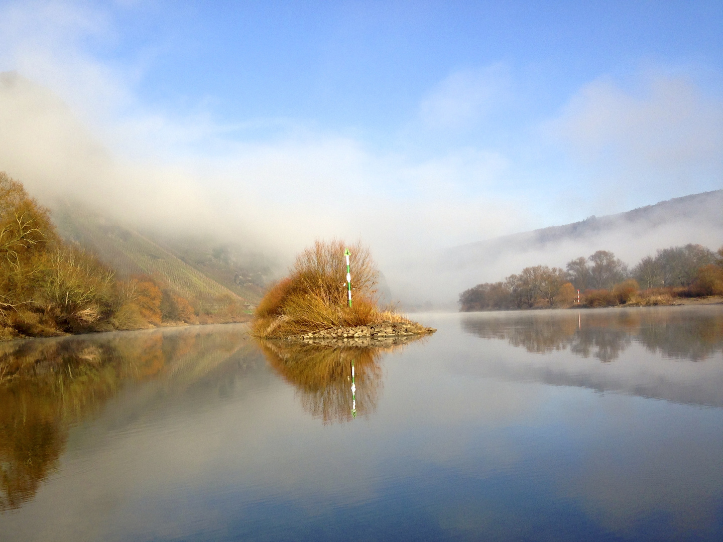 Ein Morgen an der Mosel