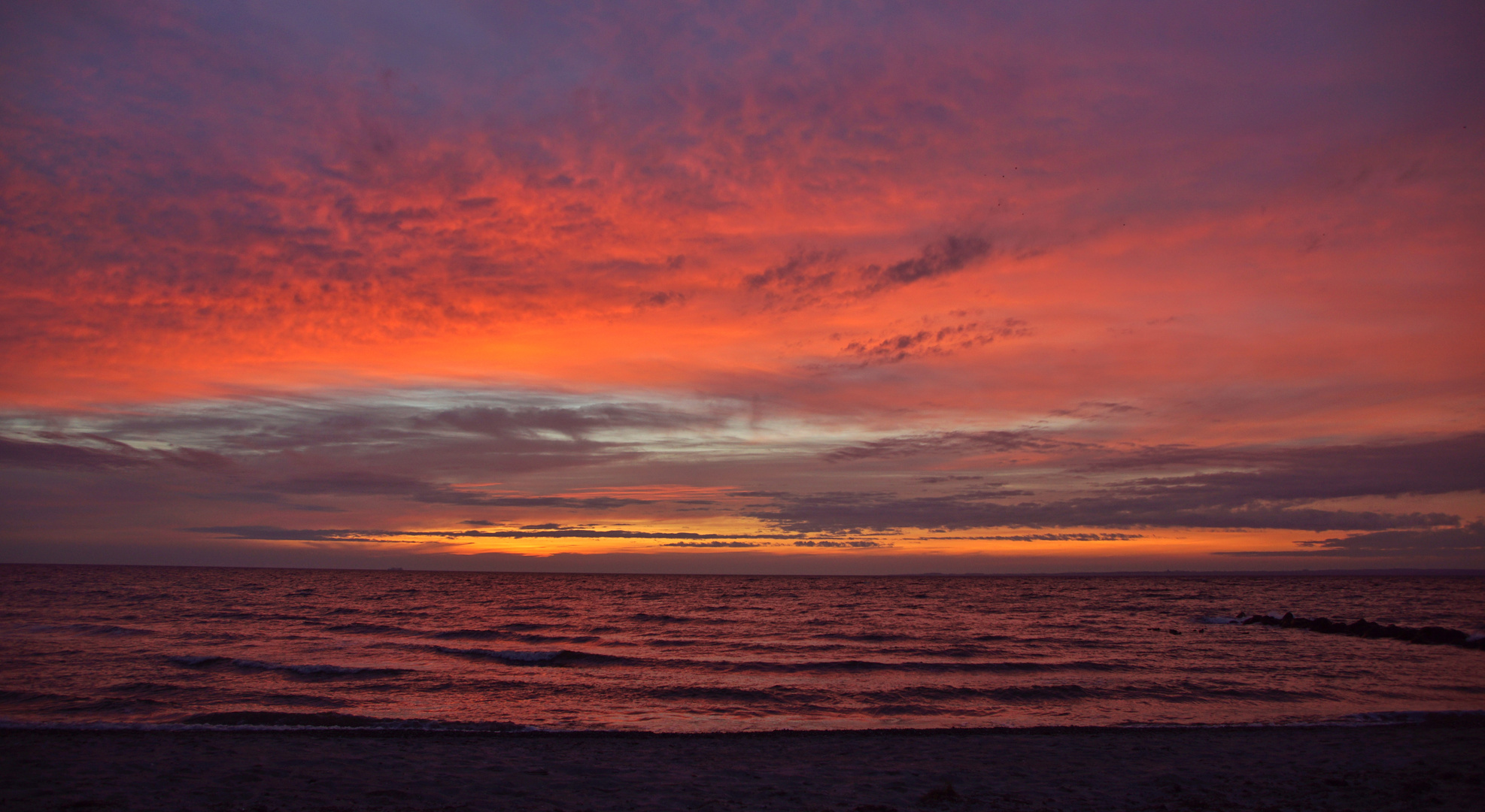 Ein Morgen an der Ostsee