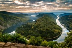 Ein Morgen an der Saarschleife