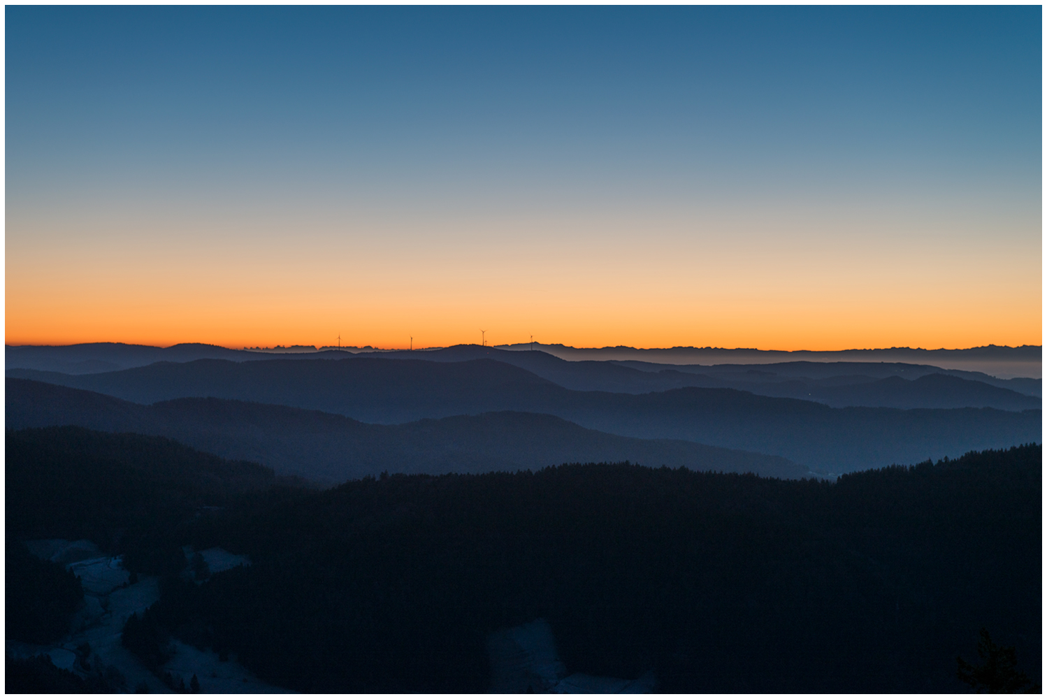 Ein Morgen auf dem Hochblauen (Badenweiler) I