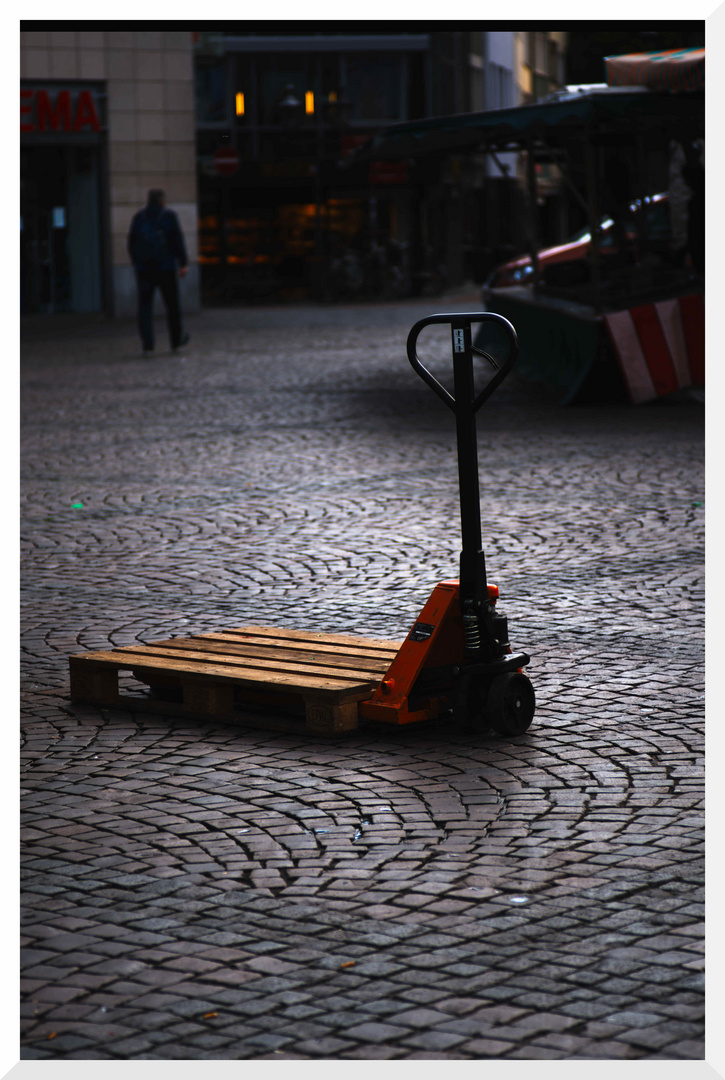 ein Morgen auf dem Marktplatz