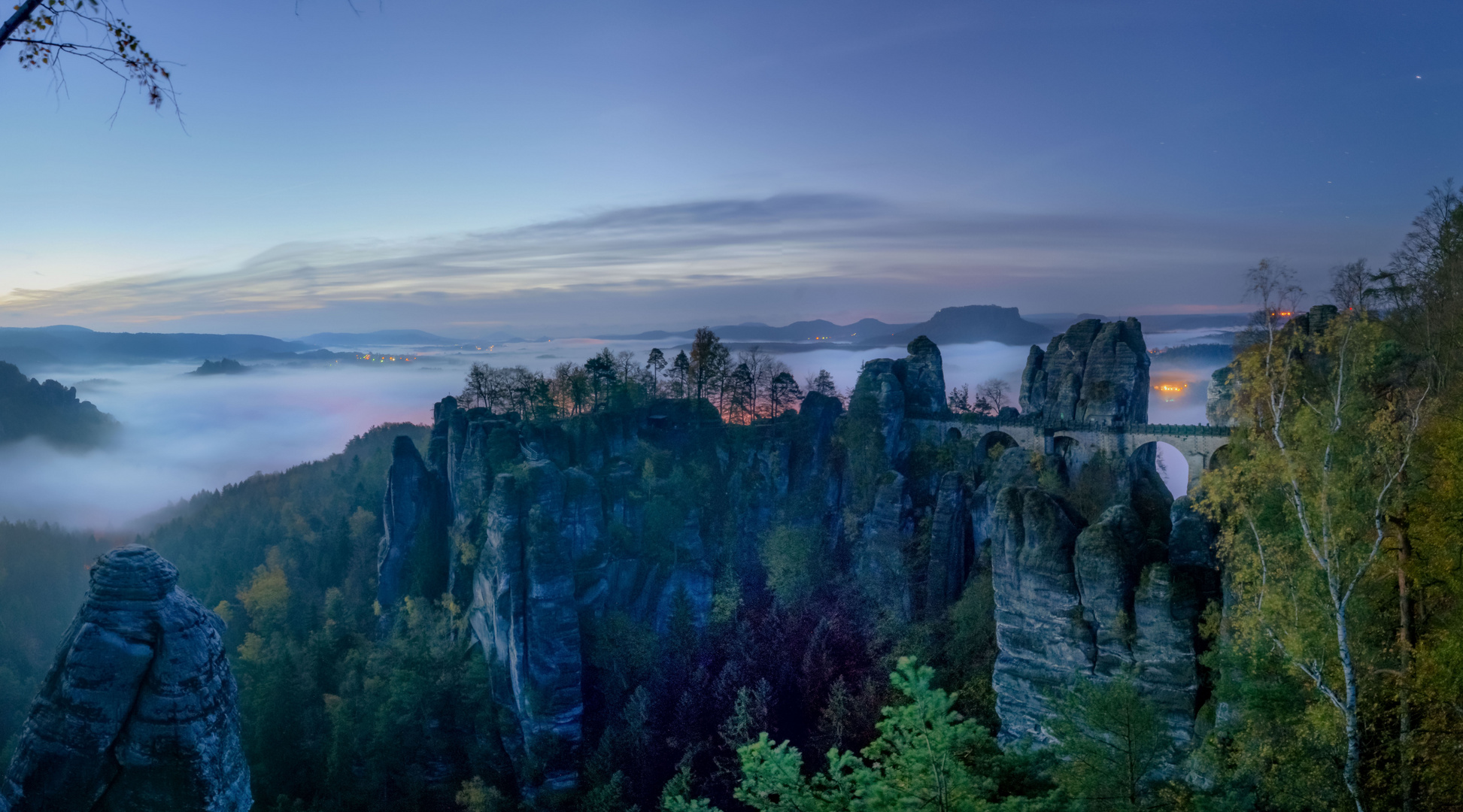 Ein Morgen auf der Bastei