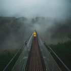 Ein Morgen auf der Hängeseilbrücke Geierlay