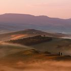 ein Morgen im Orcia Tal