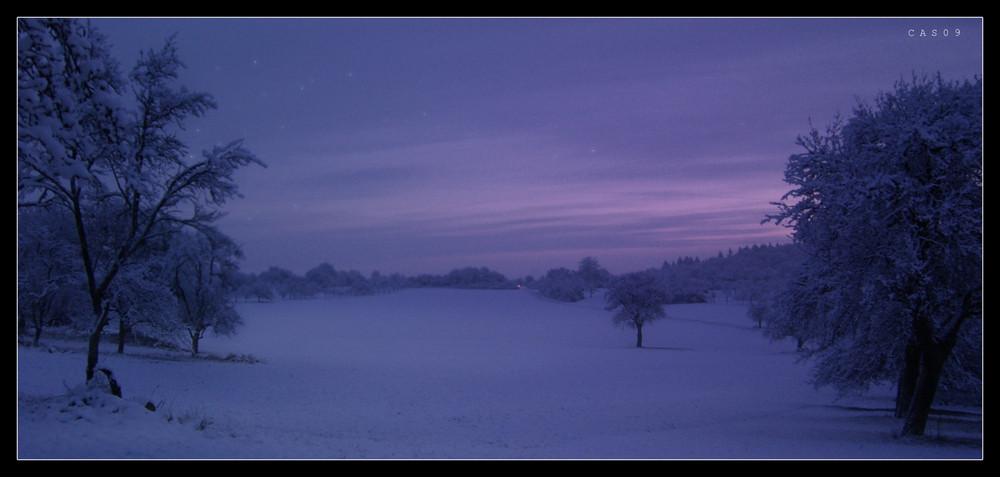 Ein Morgen im Winter