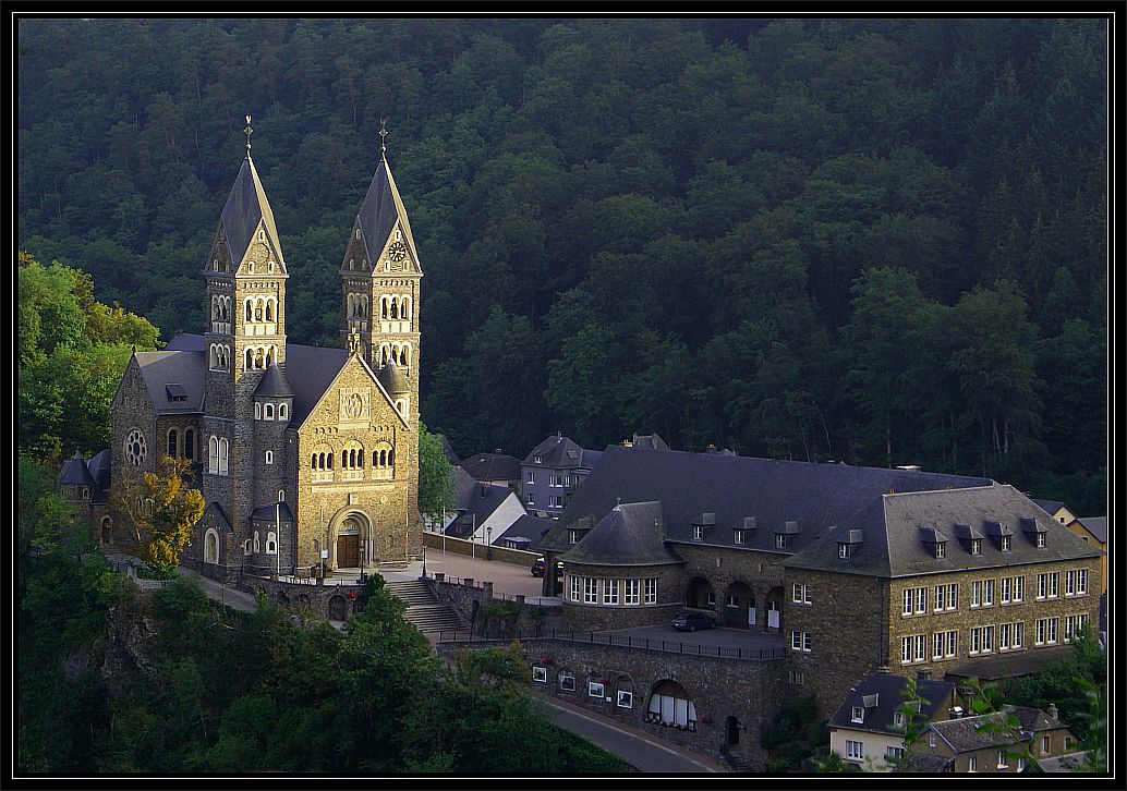 Ein Morgen in Clervaux (Luxemburg)