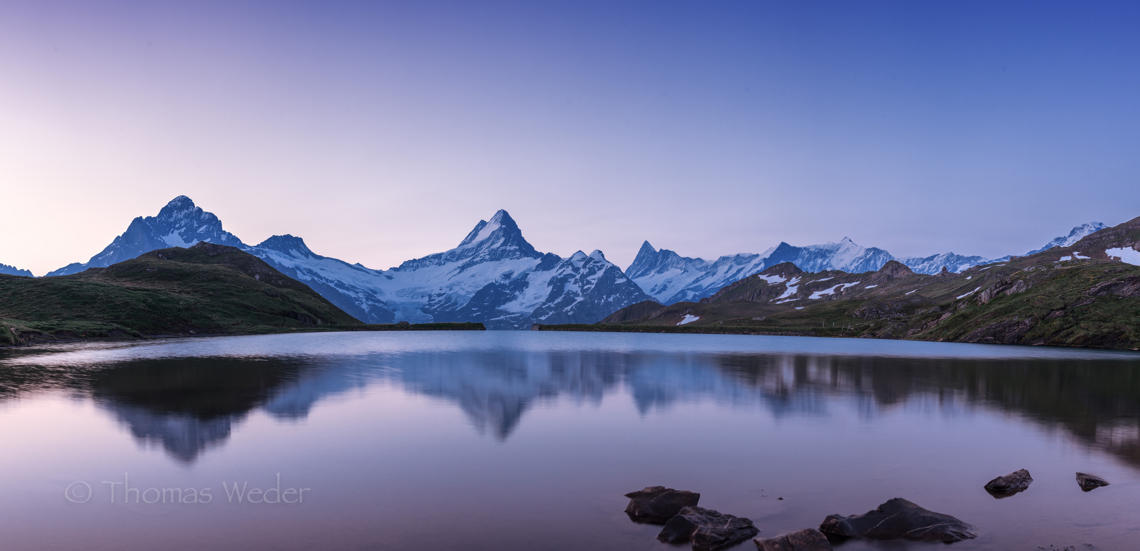 Ein Morgen in den Alpen