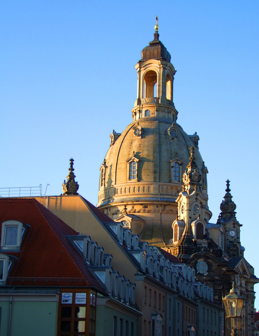 Ein Morgen in Dresden -Die Frauenkirche-