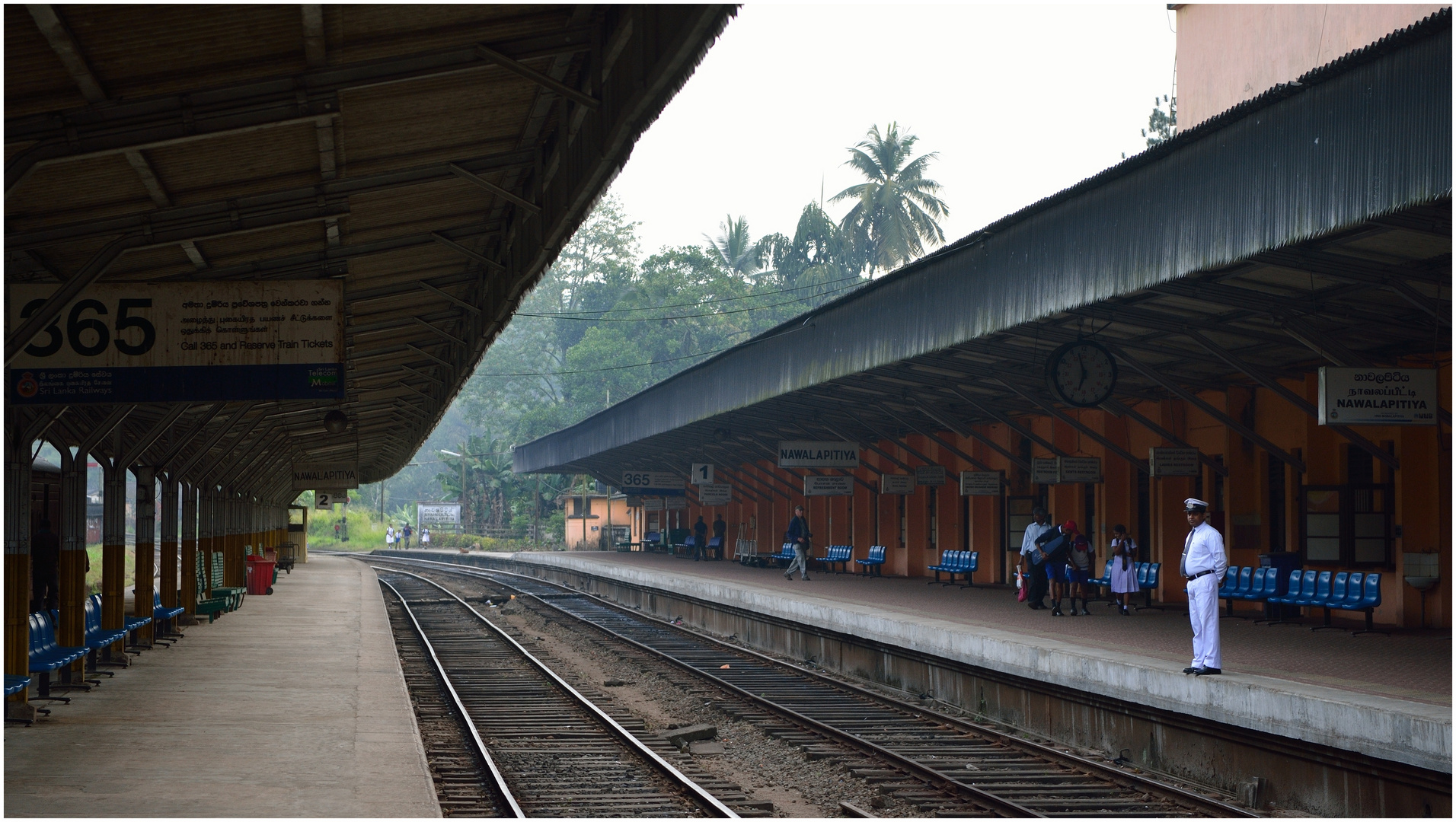 Ein Morgen in Nawalapitiya