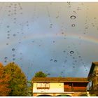 Ein Morgen mit Regenbogen