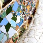 Ein Mosaik in Barcelona