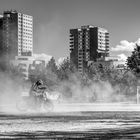 Ein Motoball Spiel in Halle Neustadt, Halle an der Saale, Sachsen-Anhalt, Deutschland