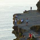 Ein Mutiger auf den Cliffs of Moher