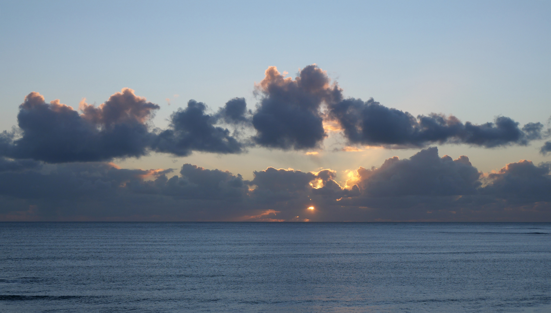 Ein mystischer Sonnenuntergang