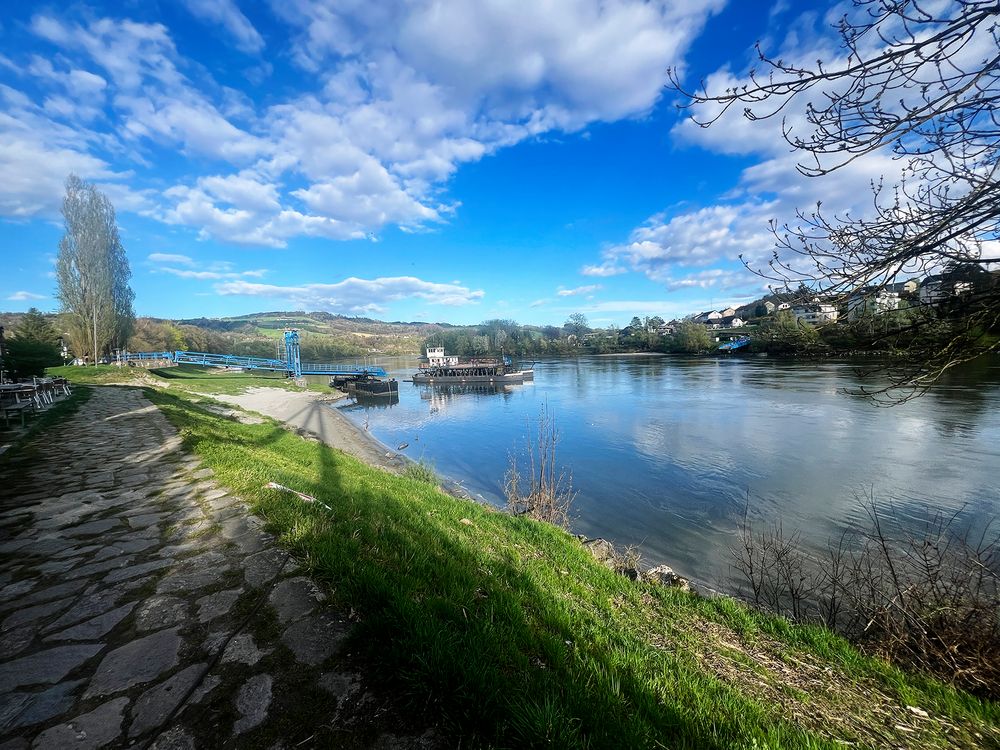 ein Nachmittag an der Donau.