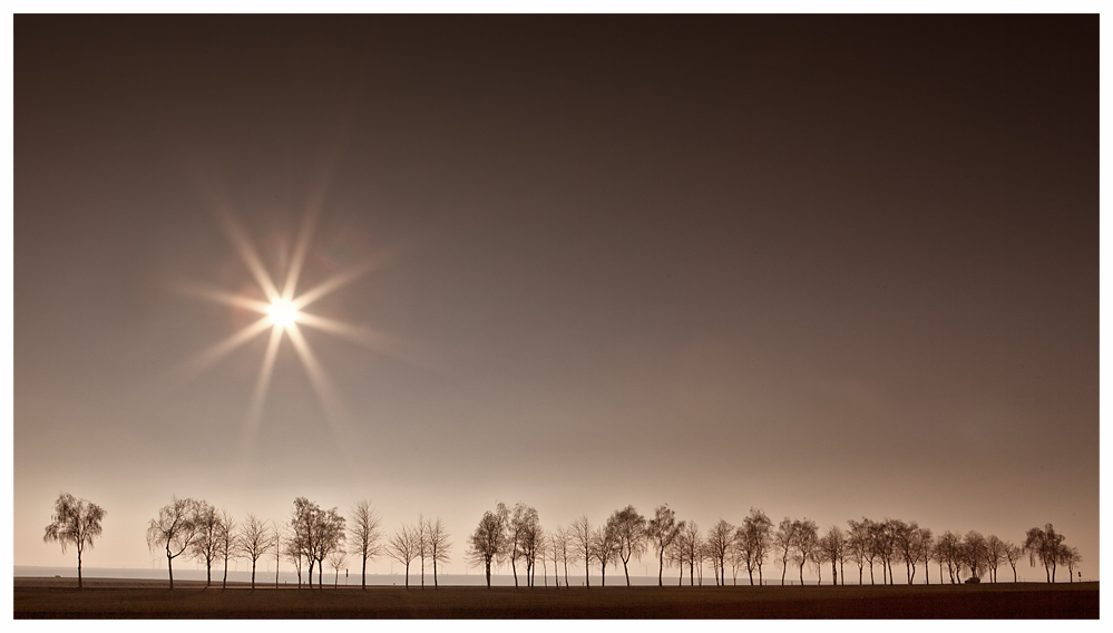 Ein Nachmittag im Winter