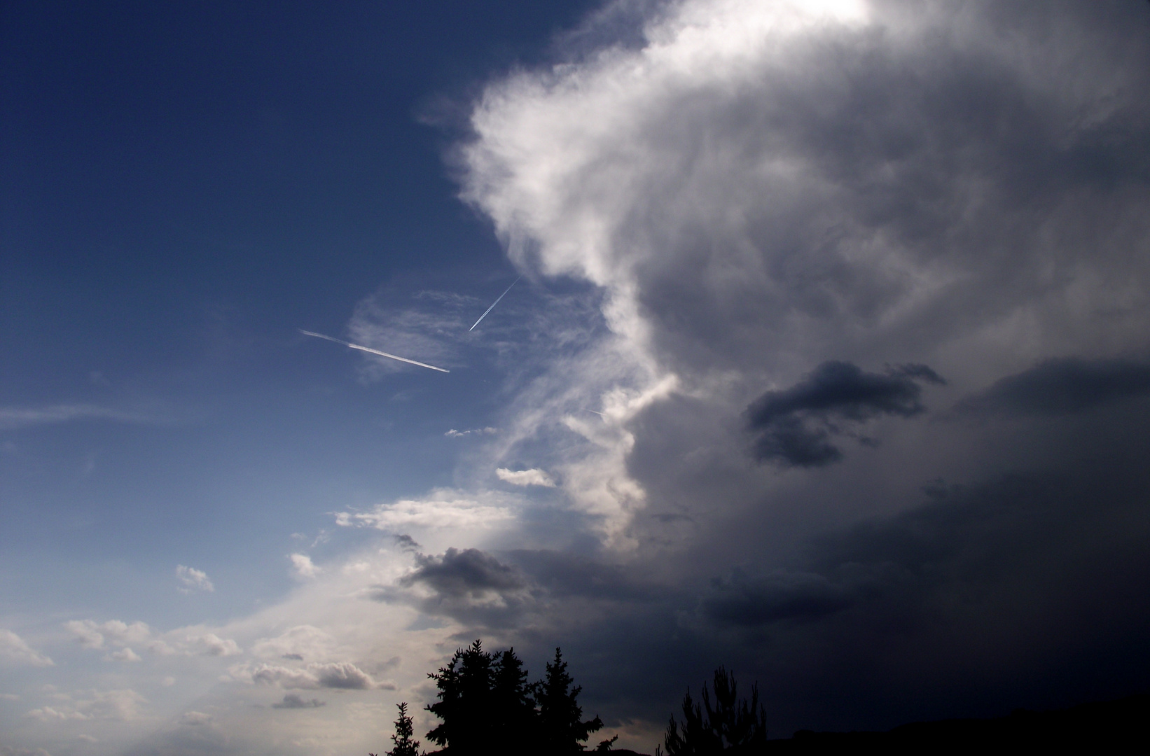 Ein nahendes Gewitter