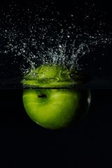 Ein nasses Äpfelchen