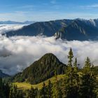 Ein Nebelmeer über dem Achensee...