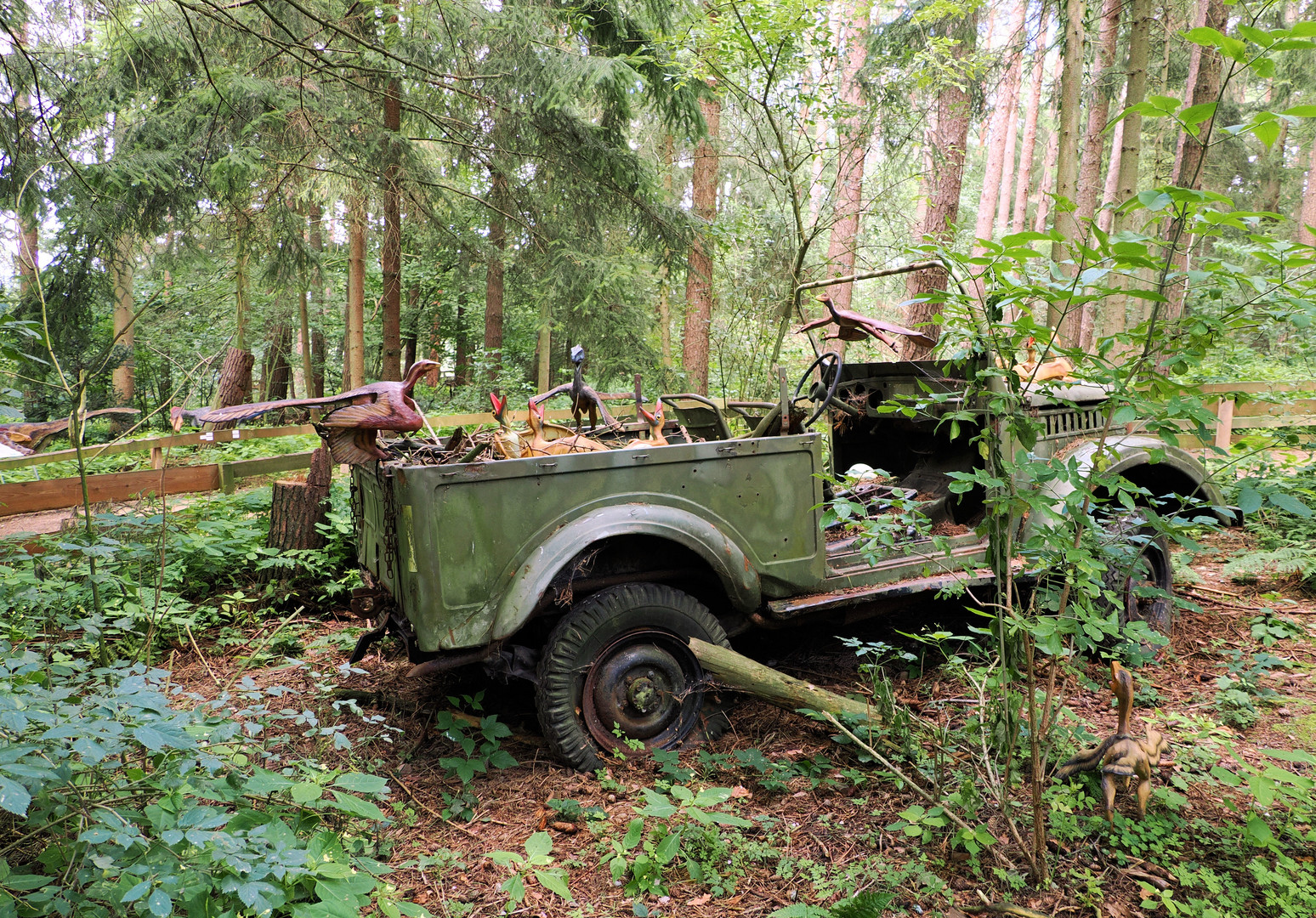 Ein Nest im Geländewagen…