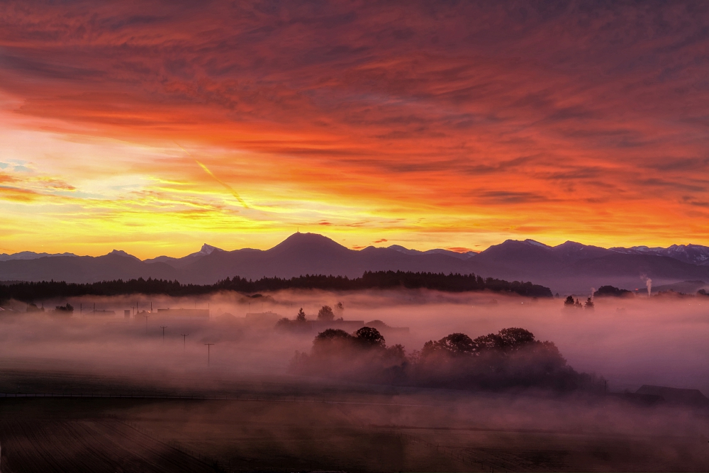 Ein neuer Herbsttag beginnt