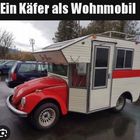 Ein neuer Model von Wohnmobil als Käfer