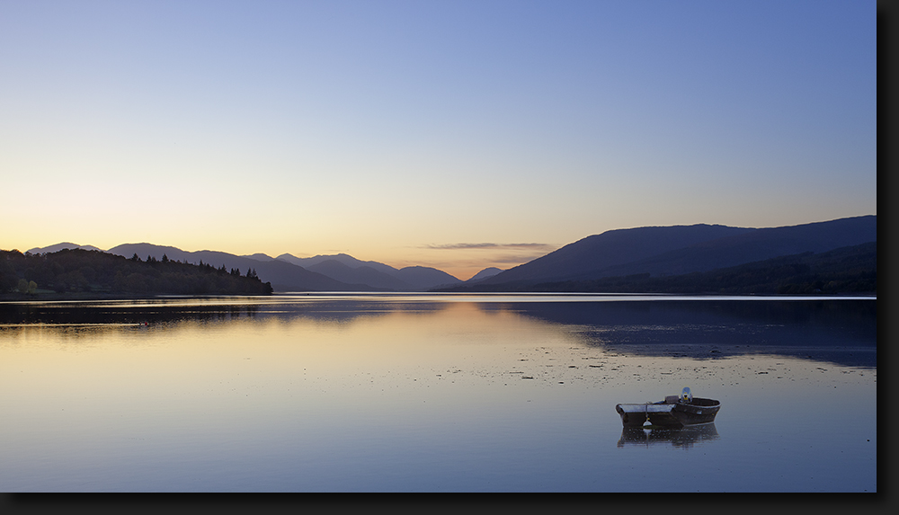 ein neuer Morgen am Loch Linnhe - Highlands