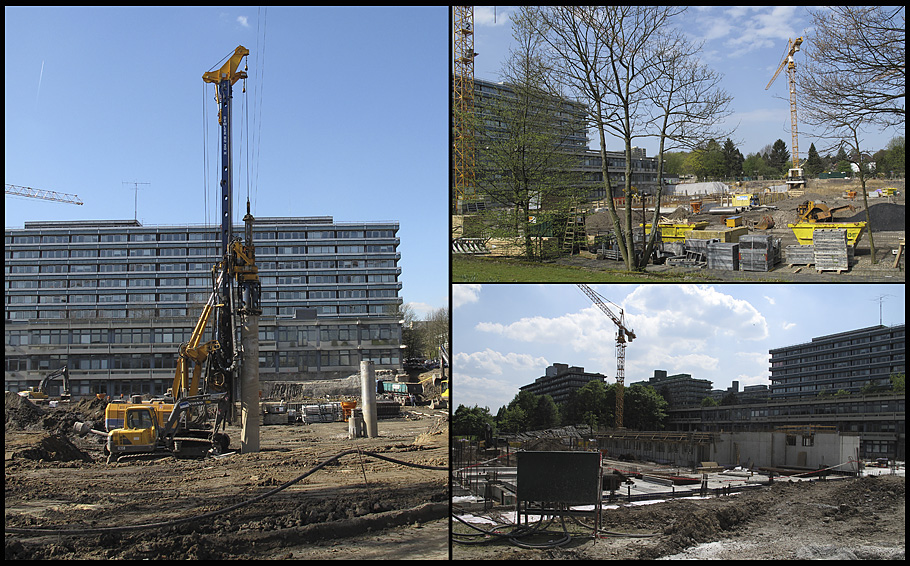 Ein neues Uni-Gebäude entsteht.