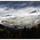 Ein nicht ganz so klarer Blick auf den Wendelstein...