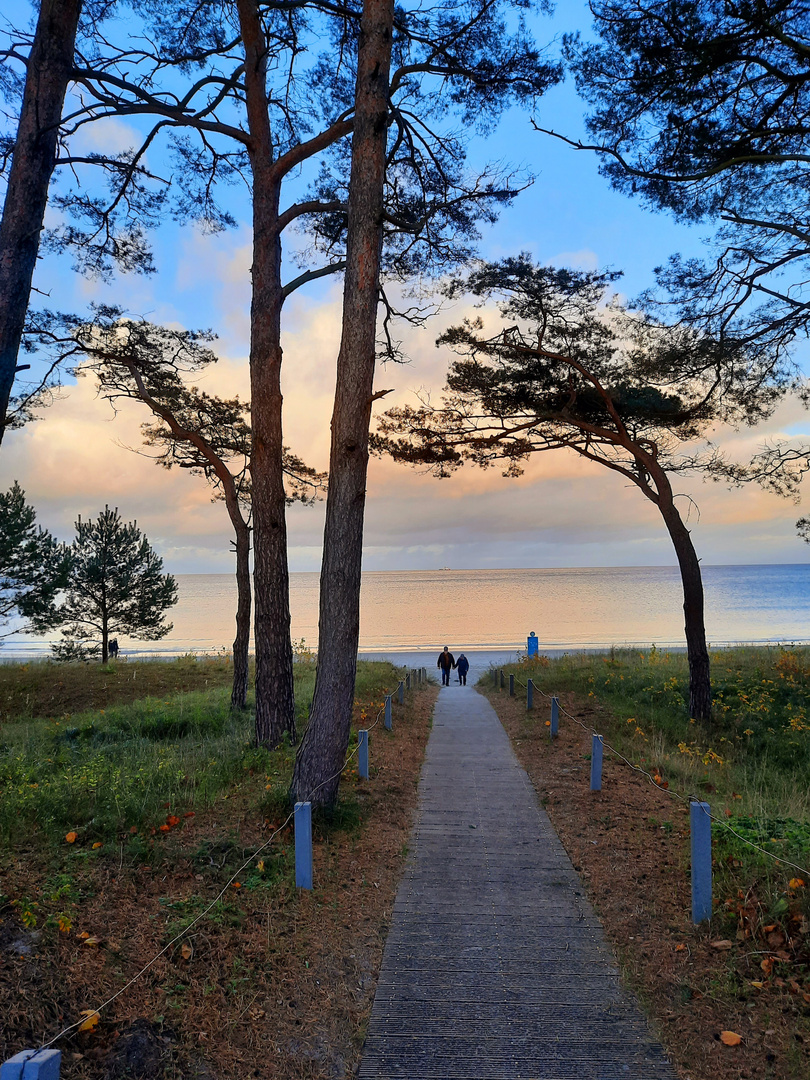 Ein Novembertag am Meer