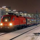 Ein ÖBB Stier im Heidelberger Schnee