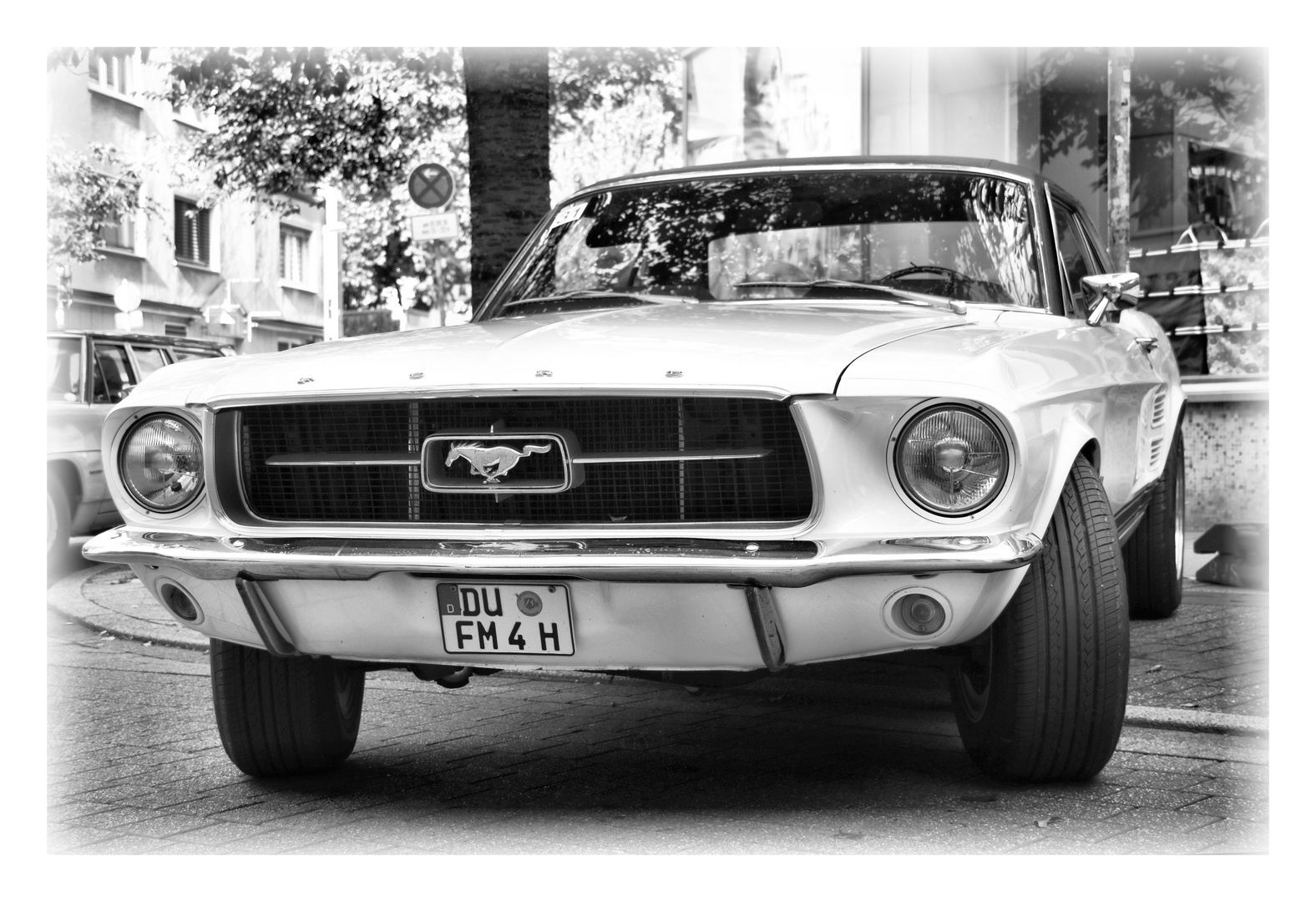 Ein Oldie "Ford - Mustang".